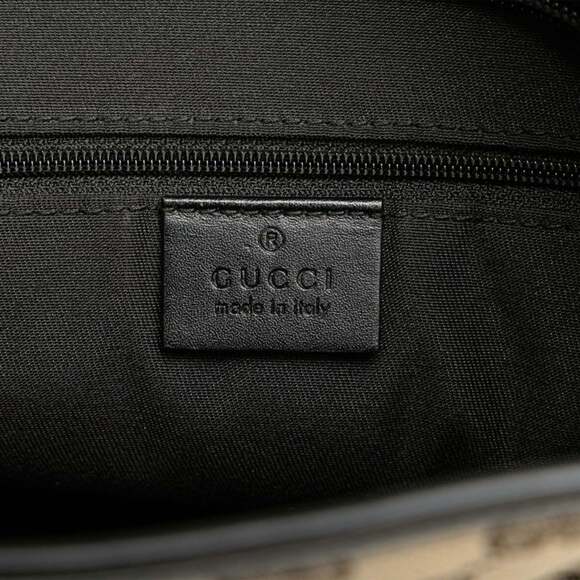 GUCCI Black Leather Shoulder Bag - Picture 10 of 13